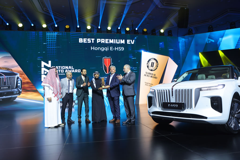 </h1>
<h3>With Hongqi Ousado and Hongqi E-HS9 winning two awards:</h3>
<h1>The Universal Premium Motors Agencies scoops up 2023-2024 auto awards in KSA for Hongqi 